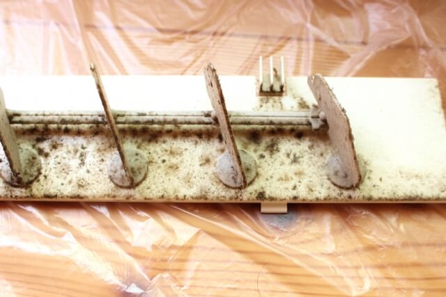 エアコン部品のカビ
