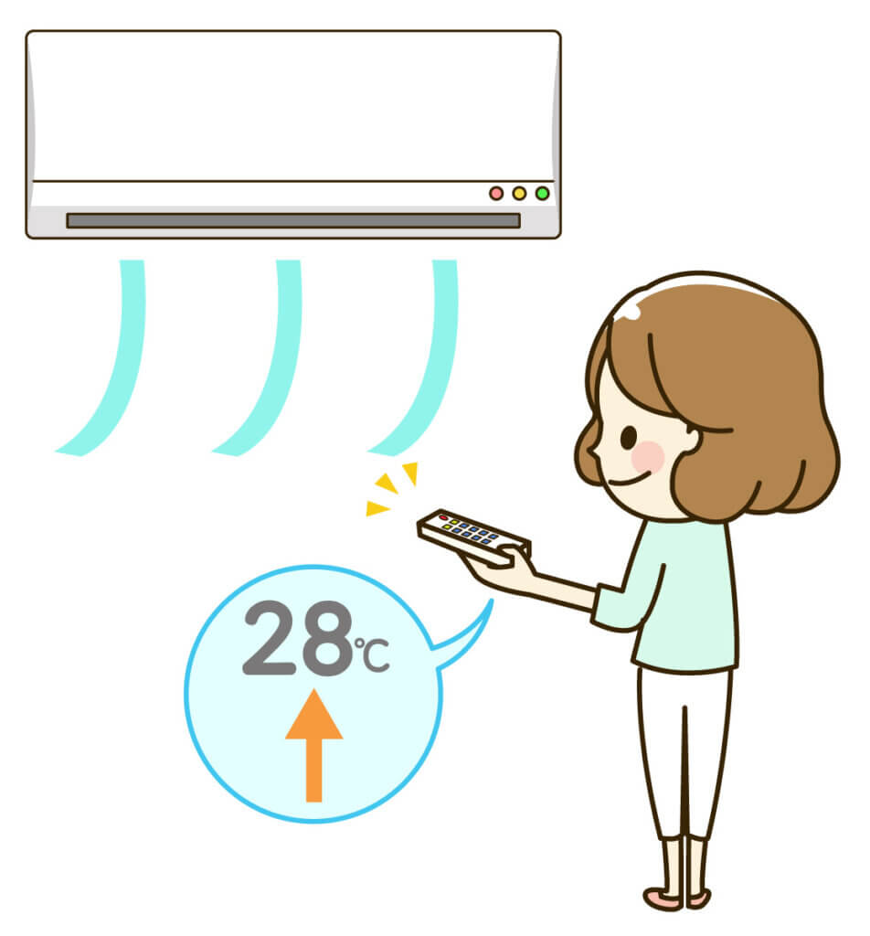 エアコン温度管理